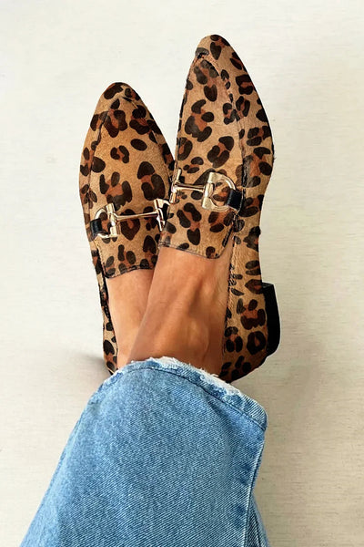 Bianca – Leopard Print Loafers