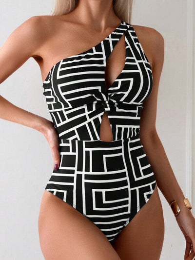 Brigite – Geometric Swimsuit