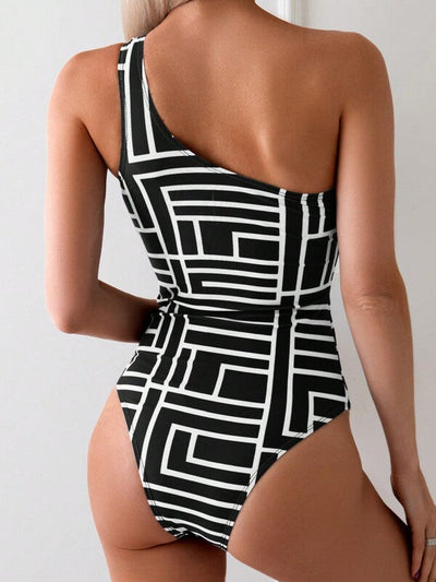 Brigite – Geometric Swimsuit