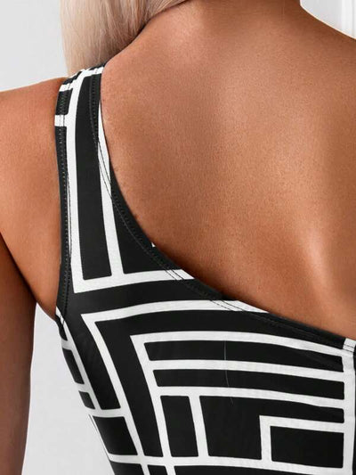 Brigite – Geometric Swimsuit
