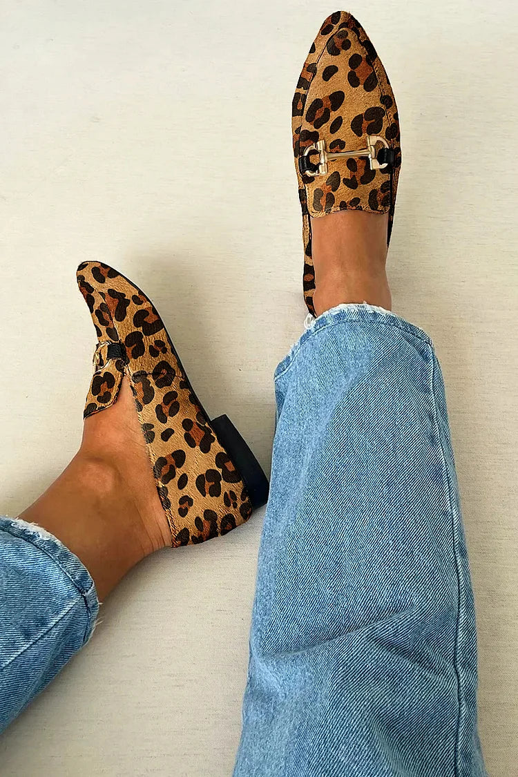 Bianca – Leopard Print Loafers