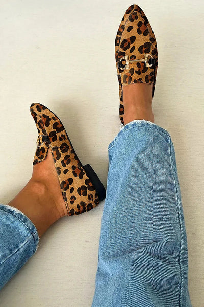 Bianca – Leopard Print Loafers