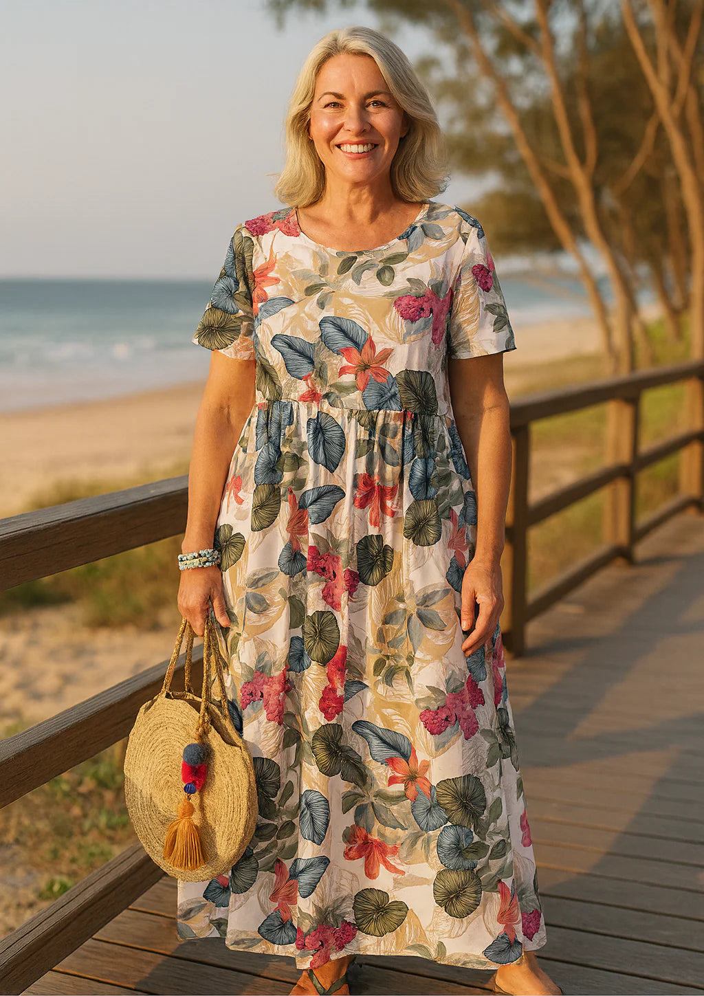 Masie – Breezy Floral Maxi Dress