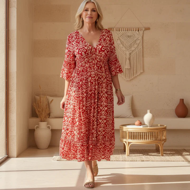 Celia – Bold Boho Maxi Dress