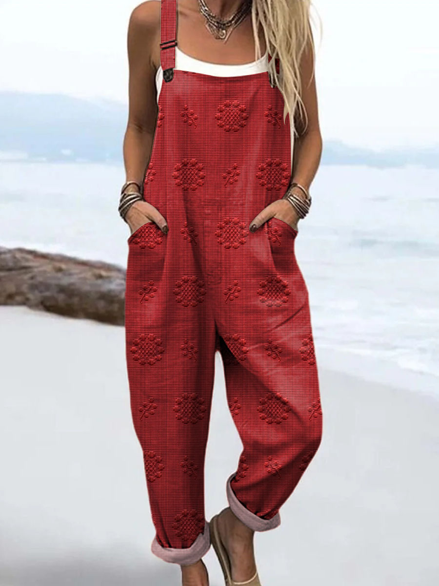 Breezy – Relaxed Pattern Jumpsuit