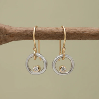 Cara – Vintage Zirconia Earrings