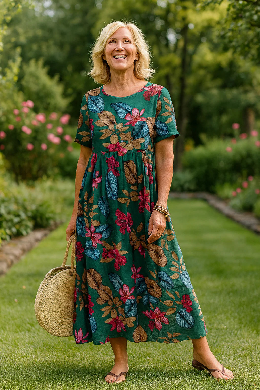 Masie – Breezy Floral Maxi Dress