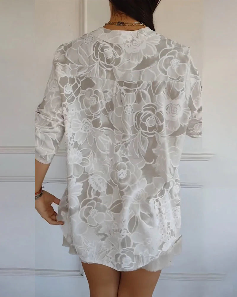 Casey – Floral Print Blouse