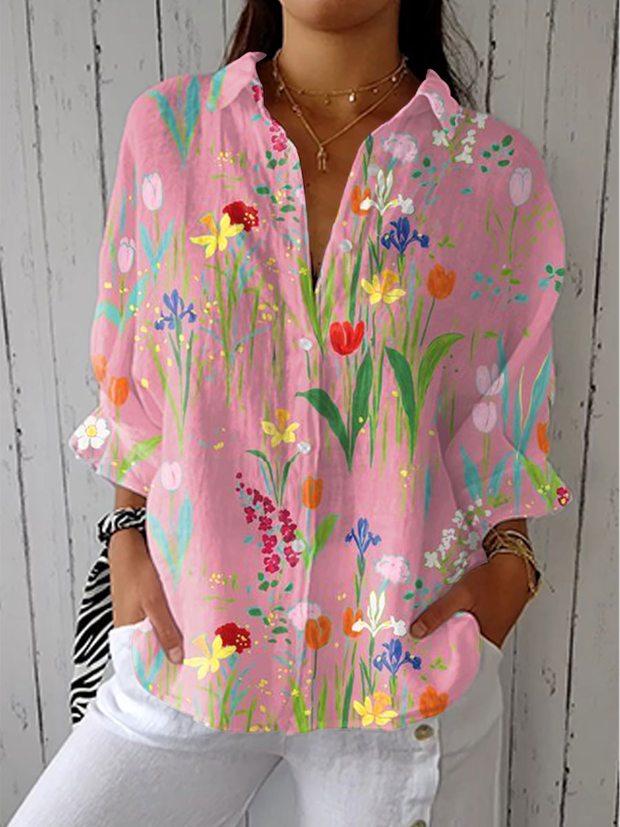 Fiona – Spring Garden Blouse