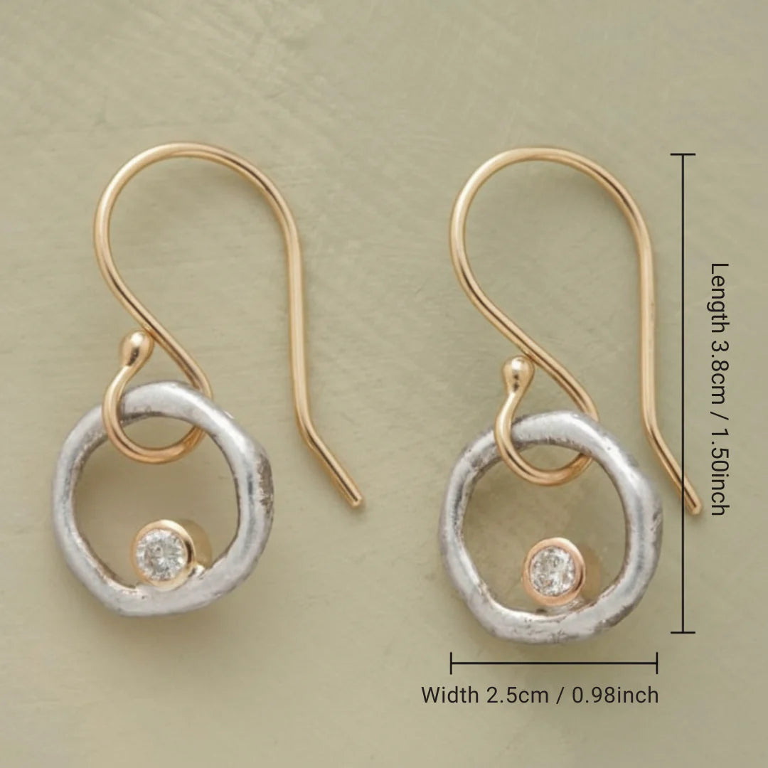 Cara – Vintage Zirconia Earrings