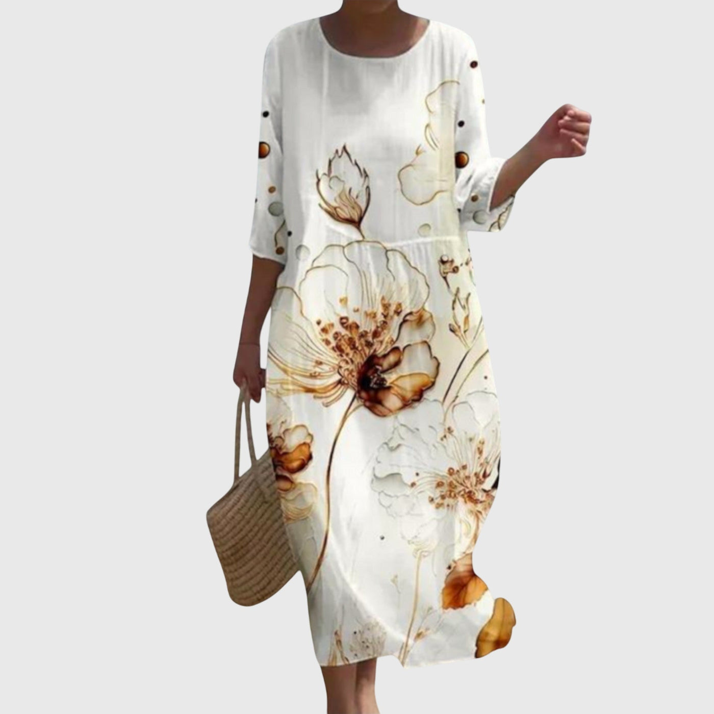 Clara – Stylish Floral Maxi Dress