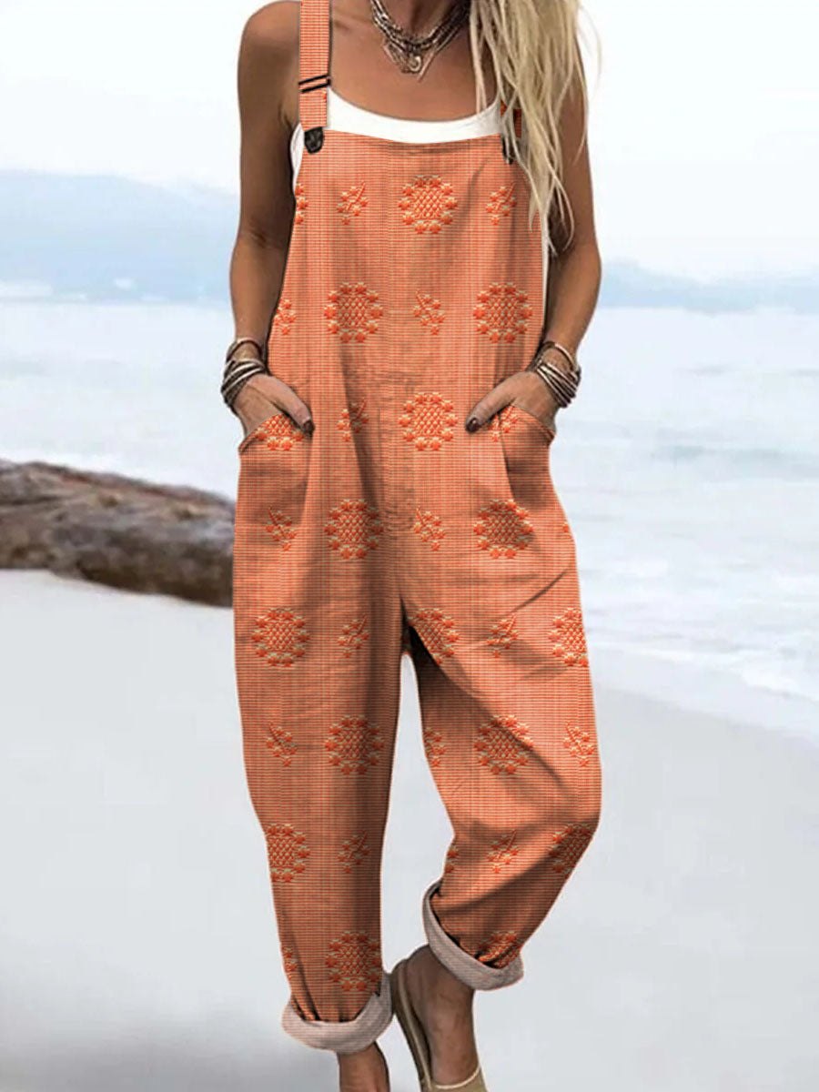 Breezy – Relaxed Pattern Jumpsuit