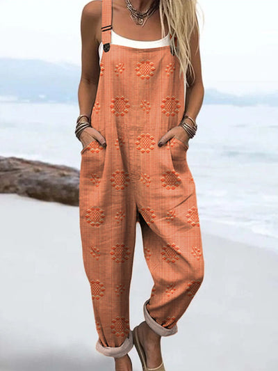 Breezy – Relaxed Pattern Jumpsuit