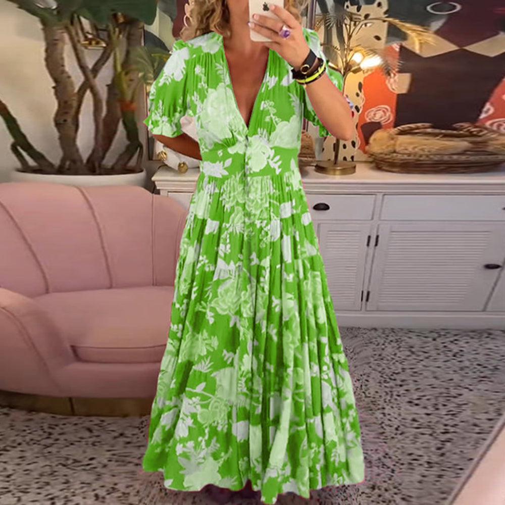 Coralina – Vibrant Floral Dress