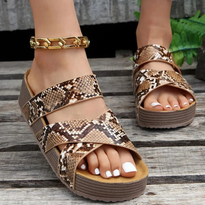 Aurelia – Orthopedic Leather Strap Sandals