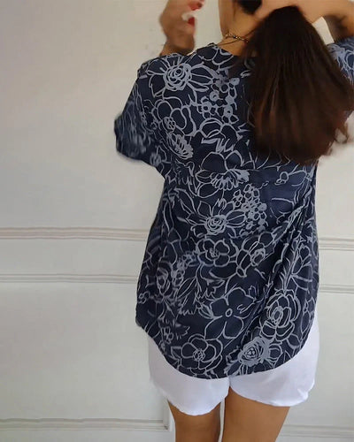 Casey – Floral Print Blouse