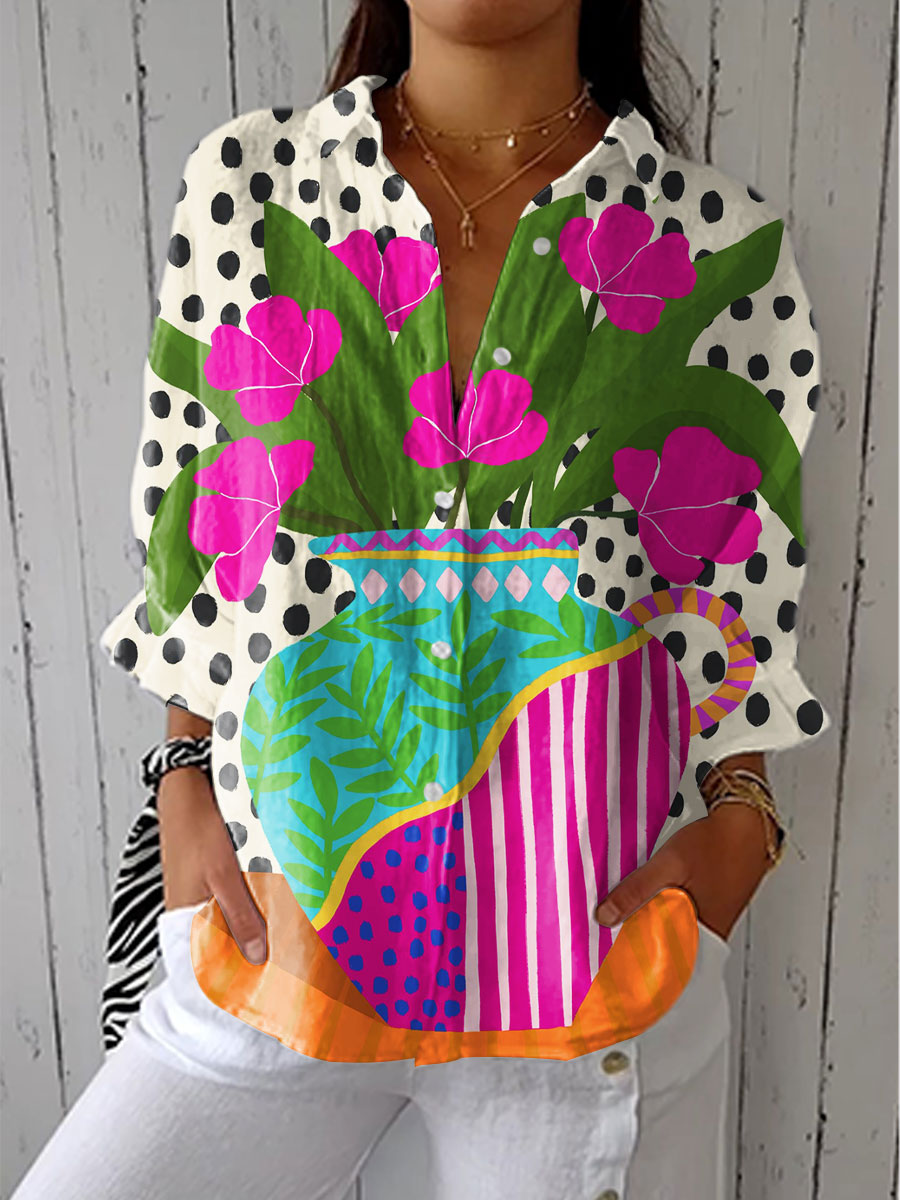 Amara – Blooming Vase Blouse