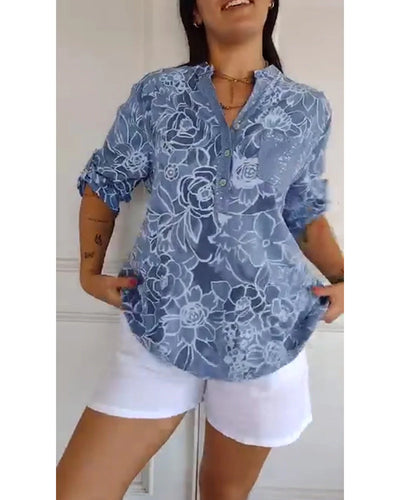 Casey – Floral Print Blouse