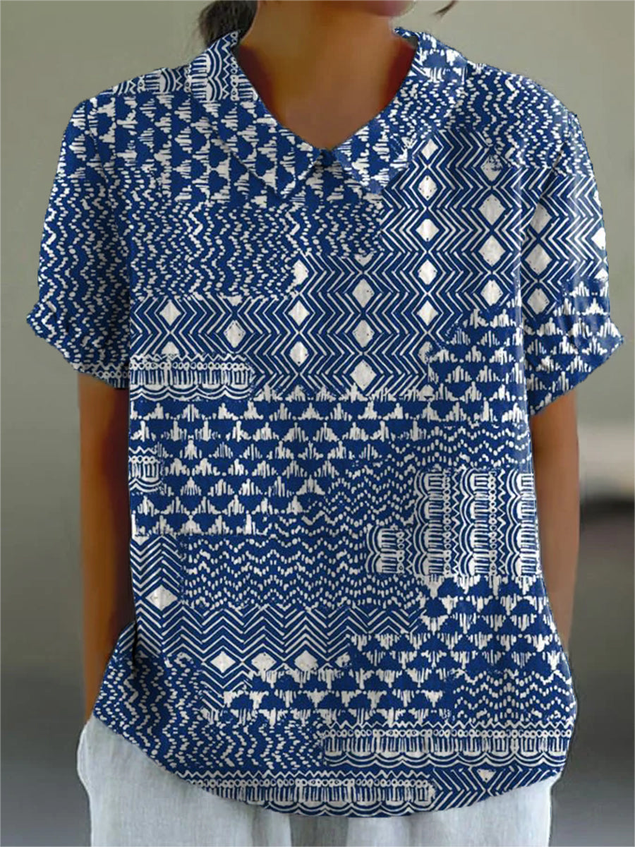 Lila – Tribal Print Shirt