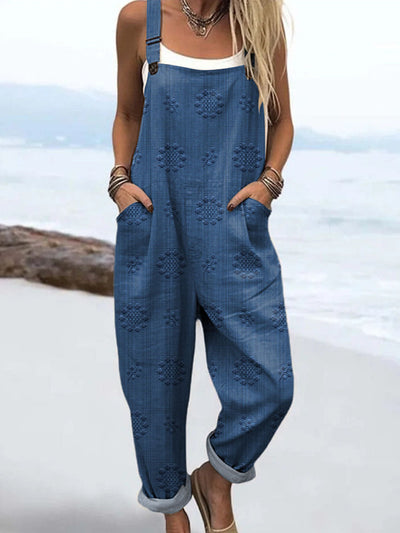 Breezy – Relaxed Pattern Jumpsuit