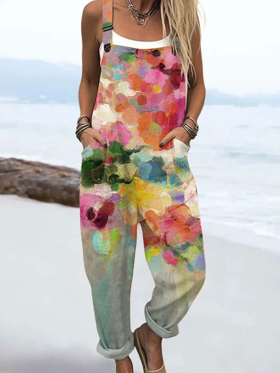 Freya – Vibrant Floral Jumpsuit