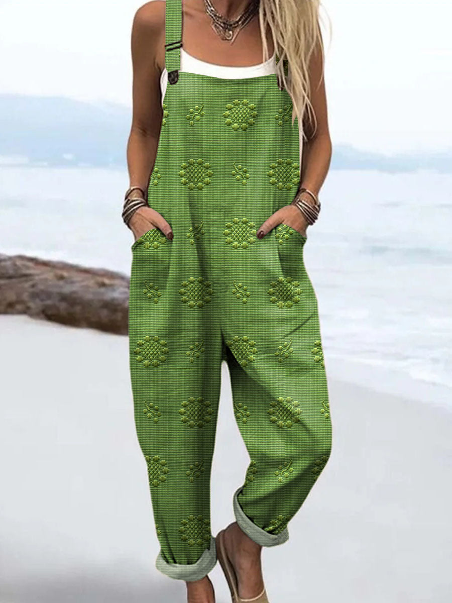 Breezy – Relaxed Pattern Jumpsuit