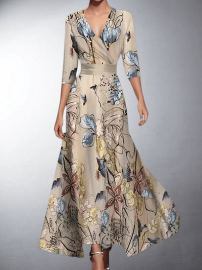 Zoe – Classic Floral Maxi Dress