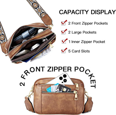 Mila - Refined Leather Shoulder Bag