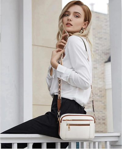 Mila - Refined Leather Shoulder Bag