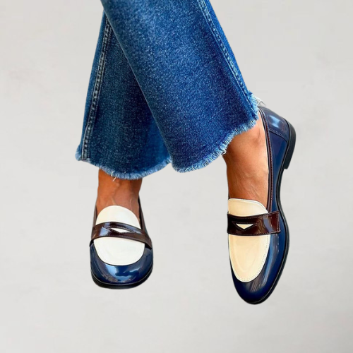 Marleen – Navy Blue Loafer