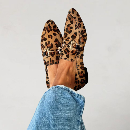 Bianca – Leopard Print Loafers