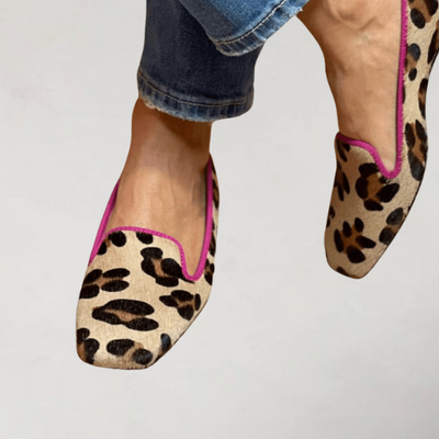 Yvonne – Leopard Print Loafers