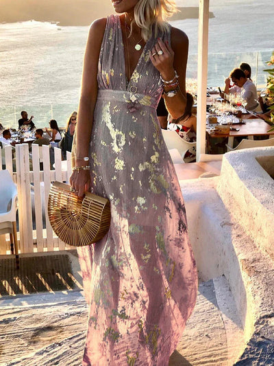 Amy – Elegant Floral Maxi Dress