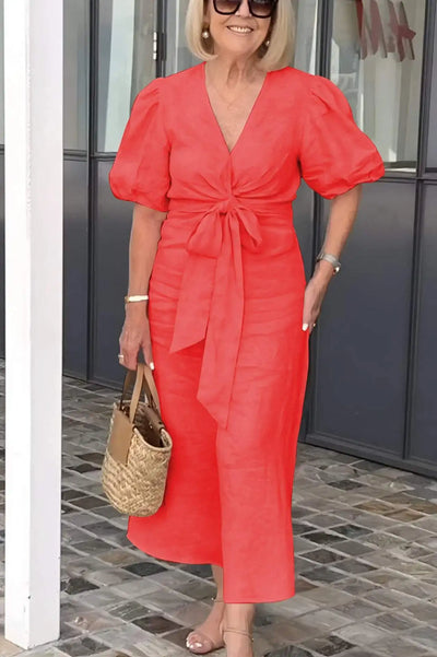 Stella – Elegant V-Neck Dress