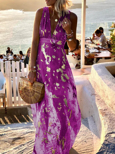 Amy – Elegant Floral Maxi Dress