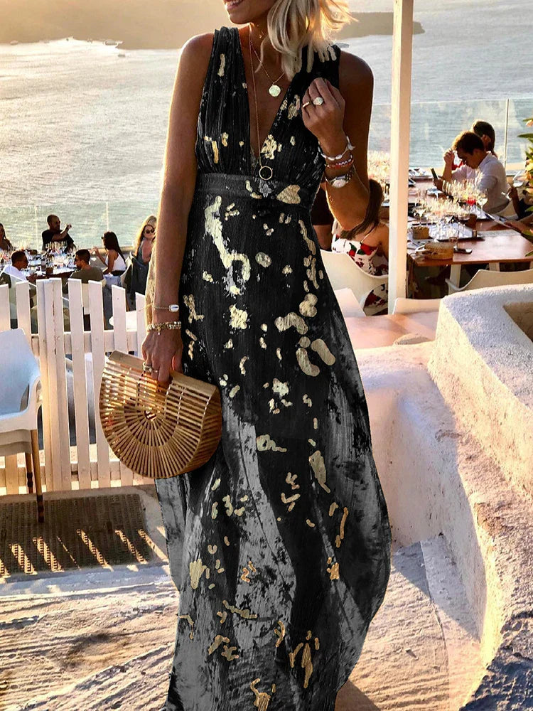 Amy – Elegant Floral Maxi Dress
