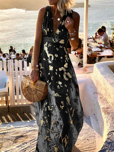 Amy – Elegant Floral Maxi Dress