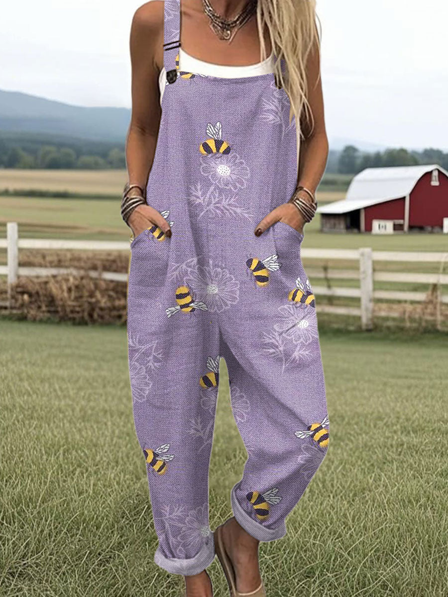 Beehive – Floral Print Jumpsuit