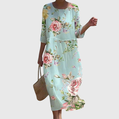 Clara – Stylish Floral Maxi Dress
