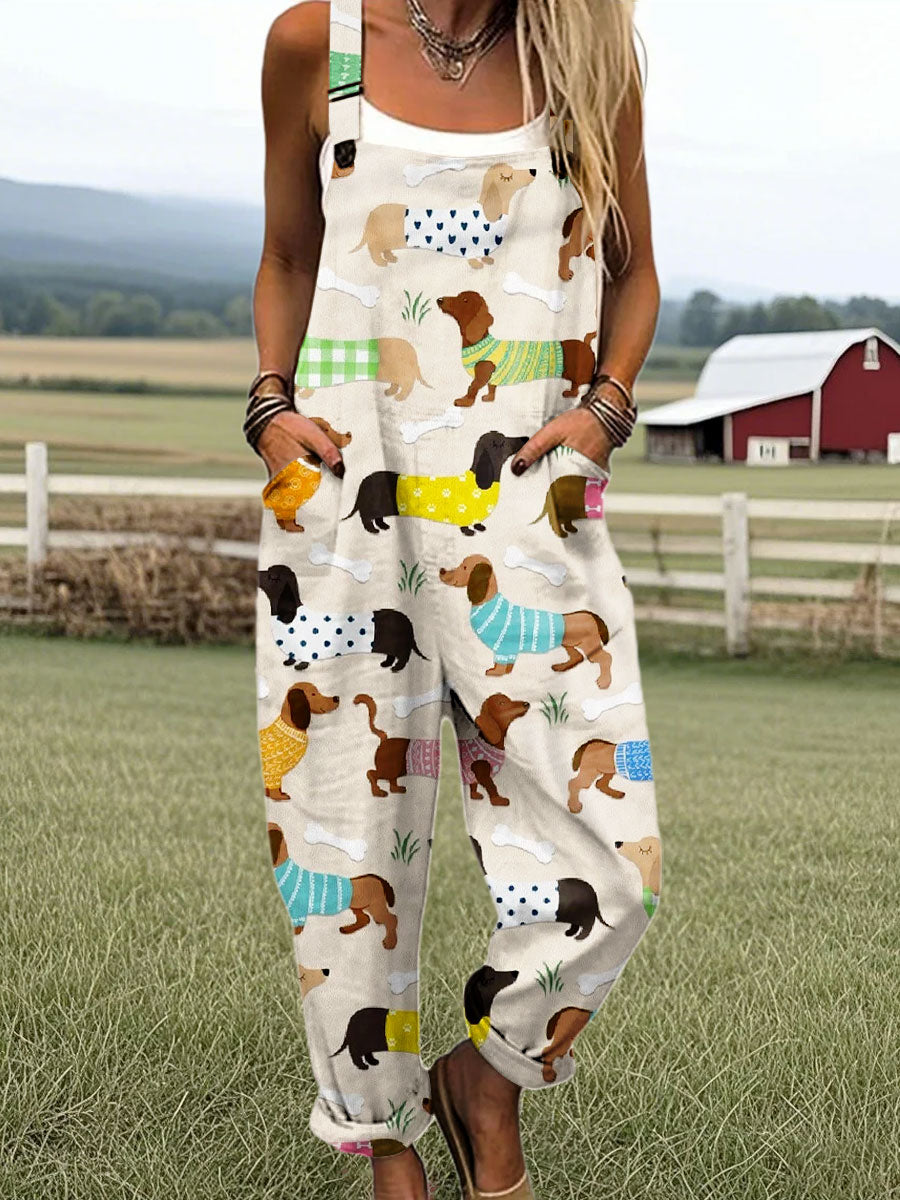 Barkley – Fun Dog Print Jumpsuit
