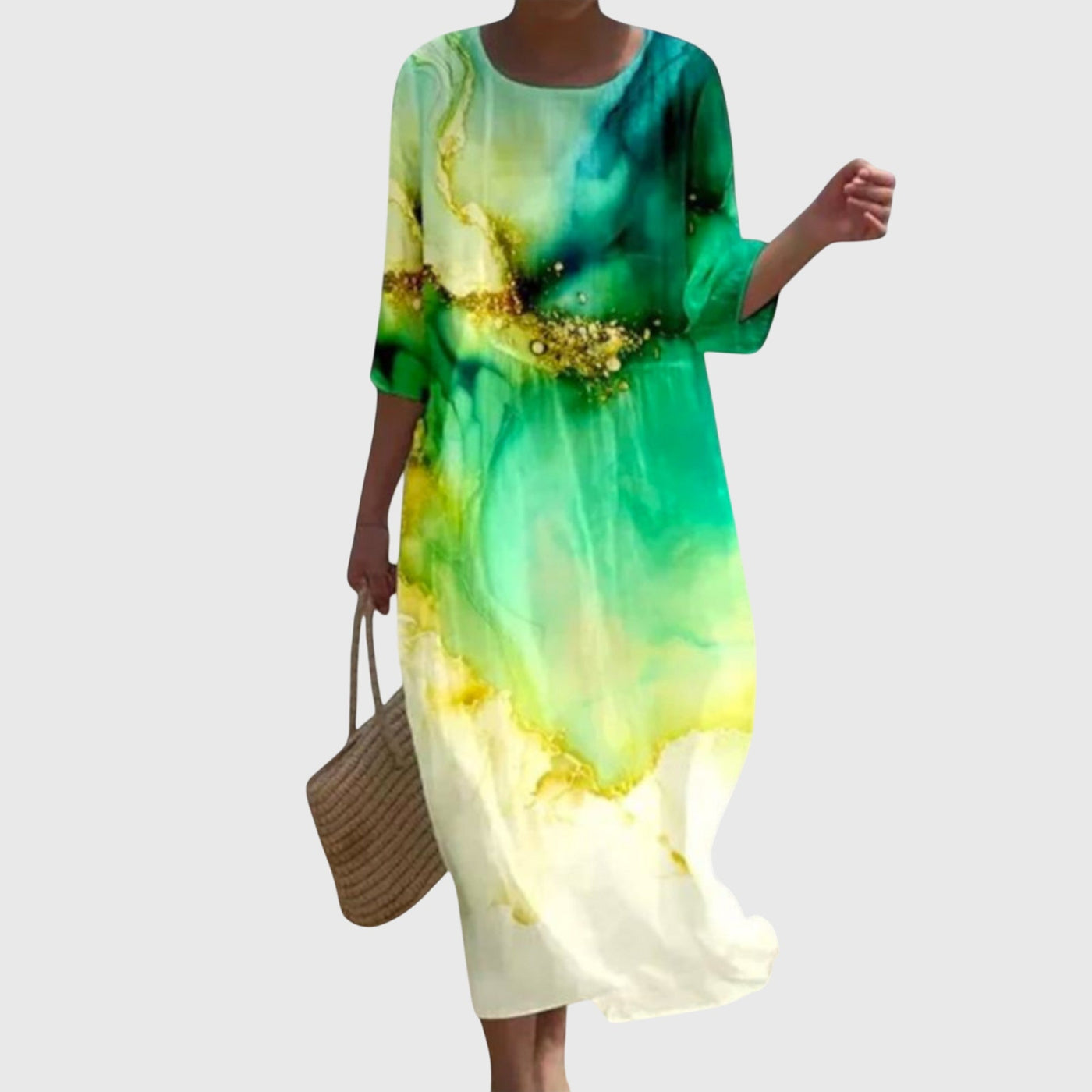 Clara – Stylish Floral Maxi Dress